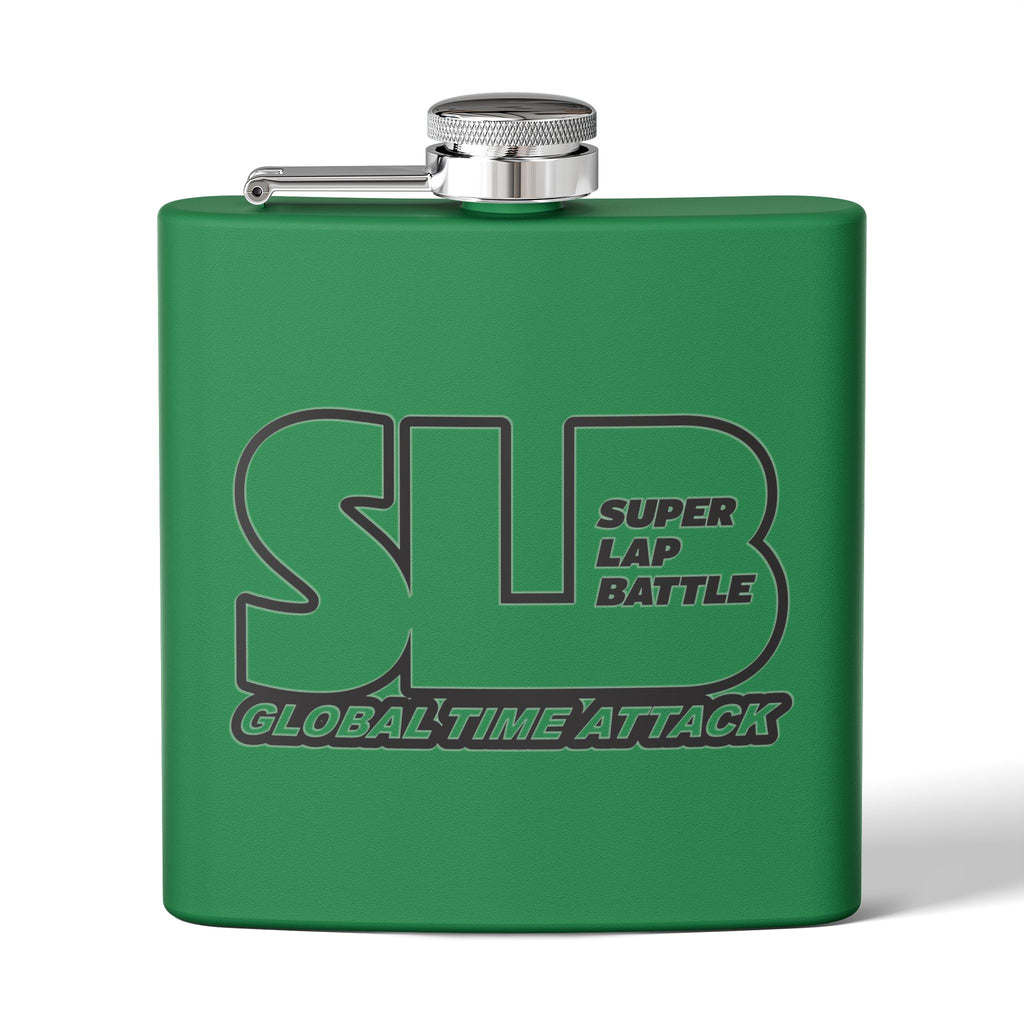 Flask — SLB “Super Lap Battle” 6oz Stainless Steel