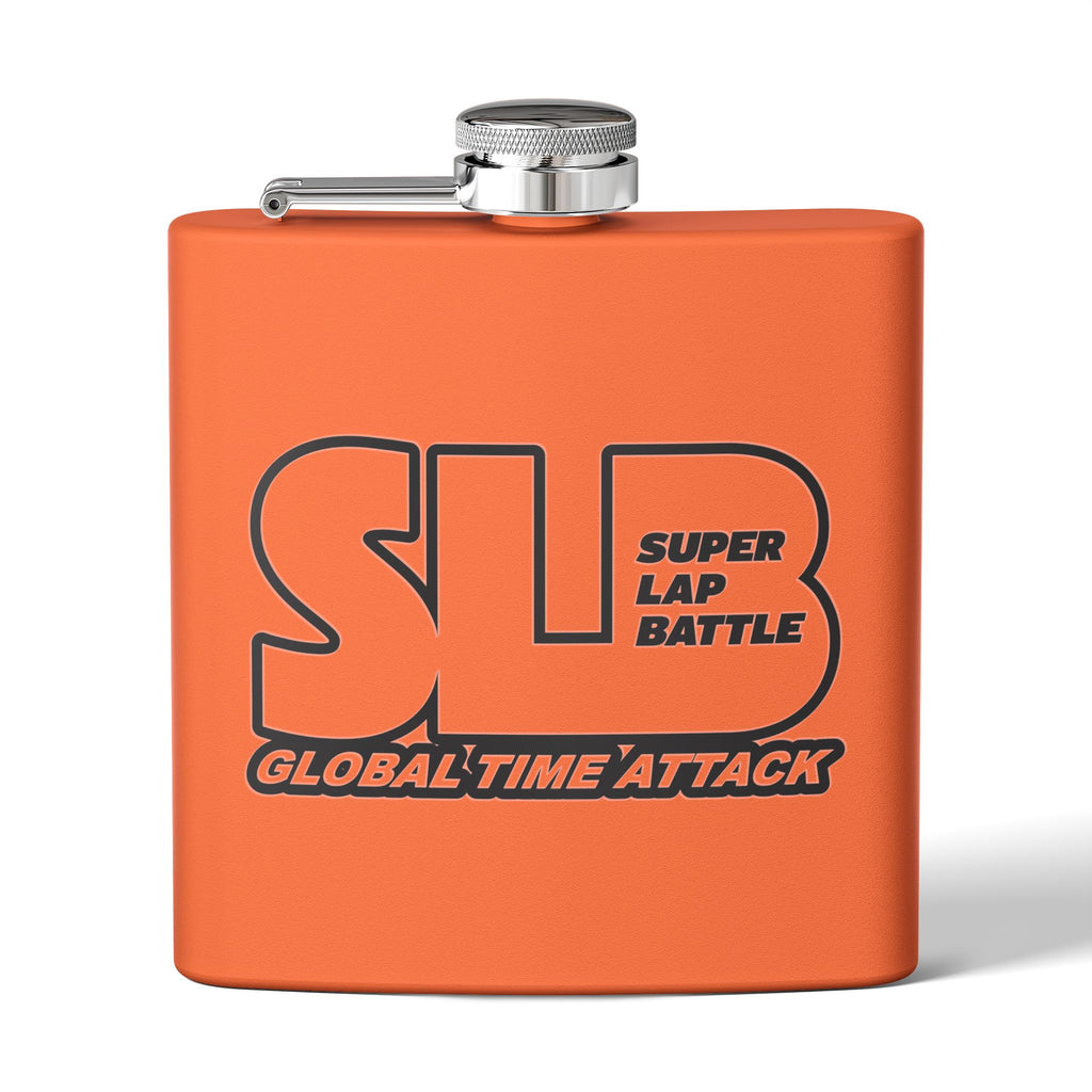Flask — SLB “Super Lap Battle” 6oz Stainless Steel