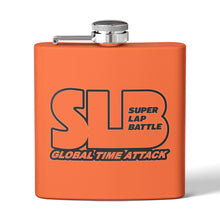 Load image into Gallery viewer, Flask — SLB “Super Lap Battle” 6oz Stainless Steel