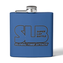 Load image into Gallery viewer, Flask — SLB “Super Lap Battle” 6oz Stainless Steel