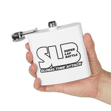 Load image into Gallery viewer, Flask — SLB “Super Lap Battle” 6oz Stainless Steel