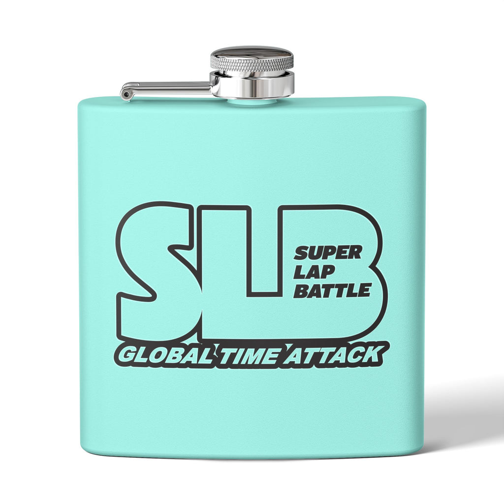 Flask — SLB “Super Lap Battle” 6oz Stainless Steel