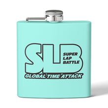 Load image into Gallery viewer, Flask — SLB “Super Lap Battle” 6oz Stainless Steel