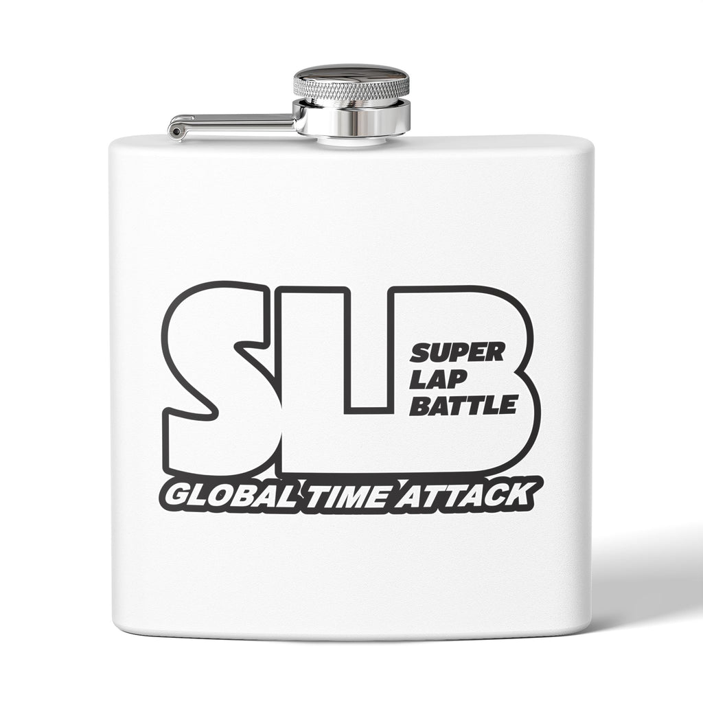 Flask — SLB “Super Lap Battle” 6oz Stainless Steel