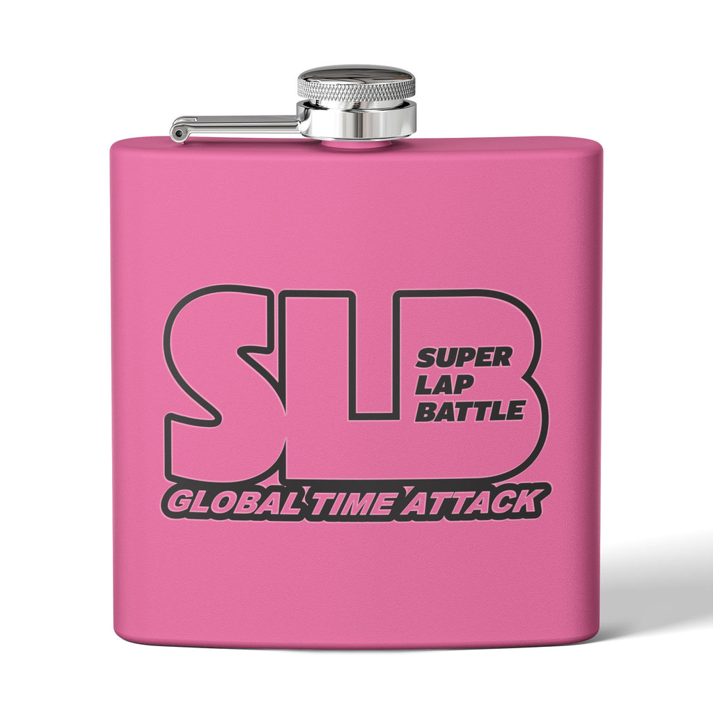 Flask — SLB “Super Lap Battle” 6oz Stainless Steel