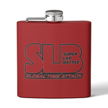 Load image into Gallery viewer, Flask — SLB “Super Lap Battle” 6oz Stainless Steel