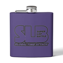 Load image into Gallery viewer, Flask — SLB “Super Lap Battle” 6oz Stainless Steel