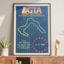 Load image into Gallery viewer, Buttonwillow Record Poster - GTA x Standing Start Co.