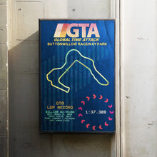 Load image into Gallery viewer, Buttonwillow Record Poster - GTA x Standing Start Co.