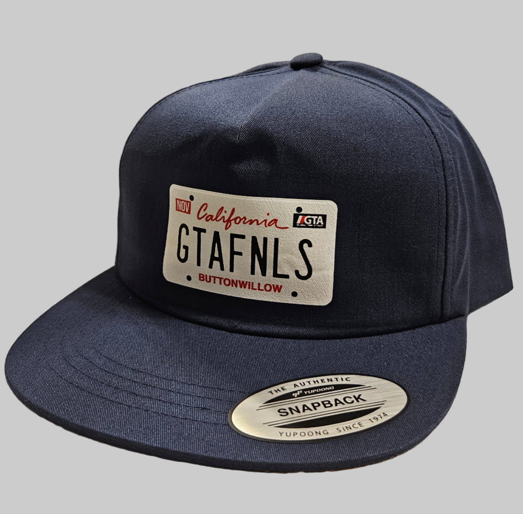 GTA Finals 2025  Blue cap with a license plate design on front center