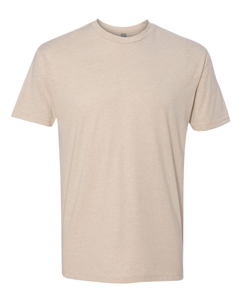 Beige t-shirt on a white background