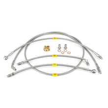 Load image into Gallery viewer, HEL Stainless Steel Braided ABS Delete Lines for Nissan Skyline R34