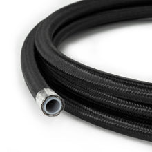 Load image into Gallery viewer, AN6 PTFE Black Nylon Braided Fuel Oil Hose Line