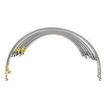 Load image into Gallery viewer, HEL Performance Fuel Injector Lines for Audi Quattro K-JET M10 Injectors / M10 Banjo Fittings 1980-1991, Stainless Steel Braided