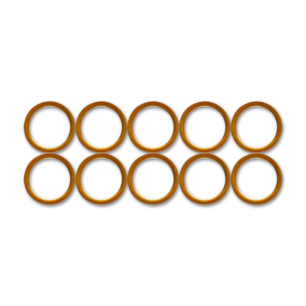 12mm / M12 Copper Crush Washers (10 Pack)