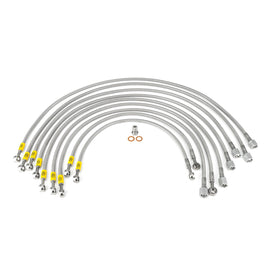 HEL Performance Fuel Injector Lines for Ford Sierra XR4, XR4X4 1983-, Stainless Steel Braided