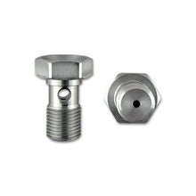 Load image into Gallery viewer, 7/16" x 24 Banjo Bolt with 1.5mm Restriction for Turbo Oil Feeds HEL Stainless Steel