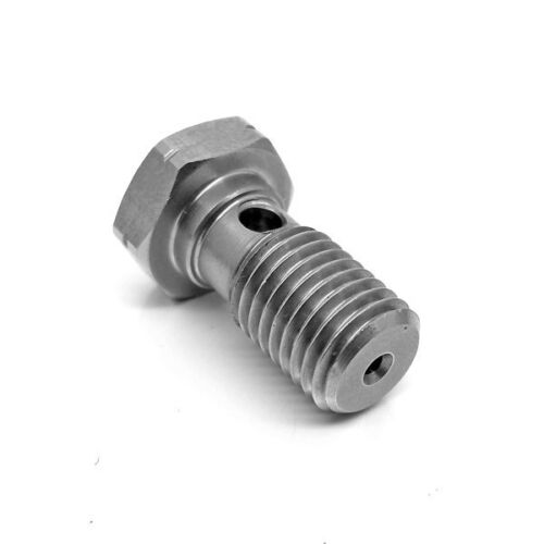 M10 x 1.5 Banjo Bolt with 1.5mm Restriction for Turbo Oil Feeds HEL Stainless Steel