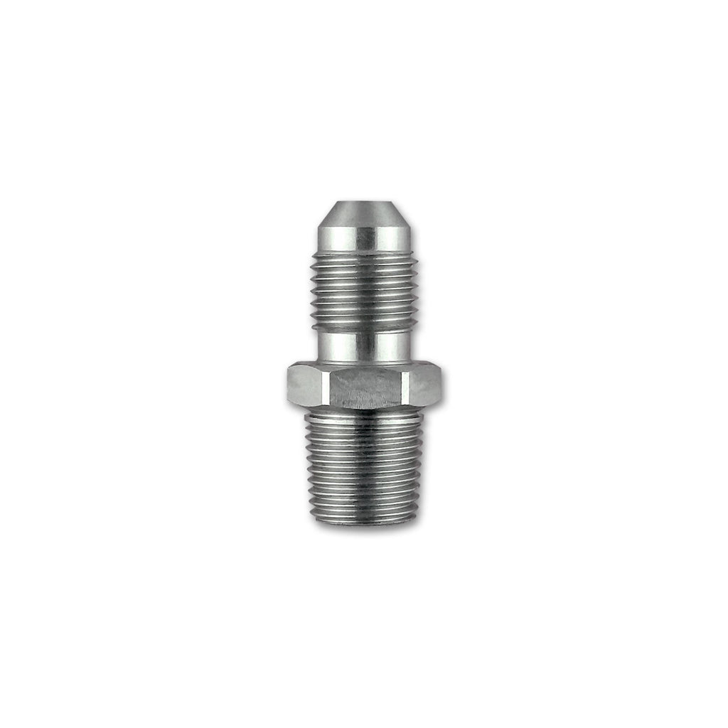 AN3 Male to 1/8" NPT Male Straight Adapter HEL Stainless Steel