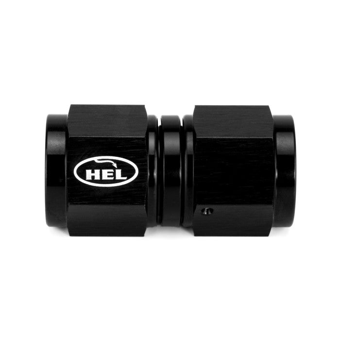 AN8 to AN8 Female Swivel Coupler HEL Aluminium