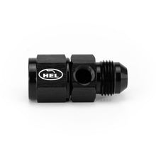 Load image into Gallery viewer, AN8 Female to AN8 Male Straight Adapter with 1/8" NPT Sensor Port HEL Aluminium