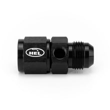 Load image into Gallery viewer, AN10 Female to AN10 Male Straight Adapter with 1/8" NPT Sensor Port HEL Aluminium