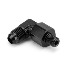 Load image into Gallery viewer, AN6 to 1/8" NPT Male-Male 90° Elbow Swivel Adapter HEL Aluminium