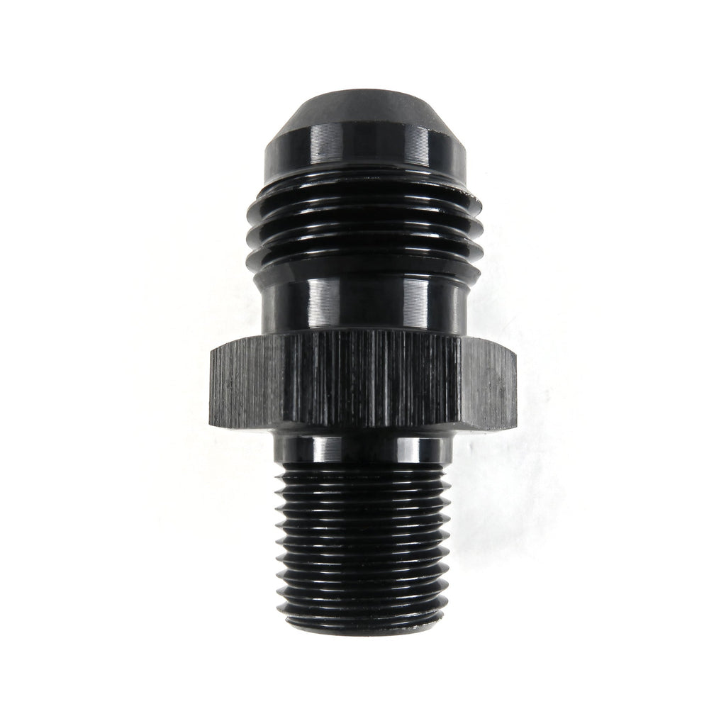 AN6 Male to 1/8" NPT Male Straight Adapter HEL Aluminium