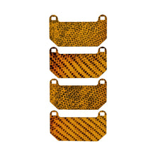 Load image into Gallery viewer, HEL Performance Carbon Fiber Brake Pad Shims for Volvo V70 II R 2.5 Turbo with Brembo calipers 2003-on