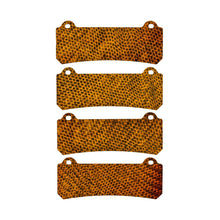 Load image into Gallery viewer, HEL Performance Carbon Fiber Brake Pad Shims for Mercedes CLK Class C209 CLK63 AMG Black Series 2006-2009