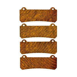 HEL Performance Carbon Fiber Brake Pad Shims for Cadillac CTS-V with 6 piston calipers 2010-2014