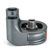 Load image into Gallery viewer, HEL Performance Thermostatic 90 Degree Oil Filter Sandwich Plate