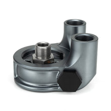 Load image into Gallery viewer, HEL Performance Thermostatic 90 Degree Oil Filter Sandwich Plate