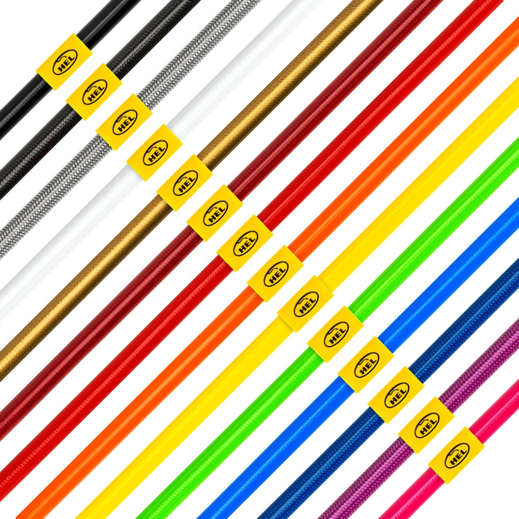 HEL Performance Brake Lines for Volkswagen Golf MK2 1.6D Rear Discs 1984-1988, Stainless Steel Braided