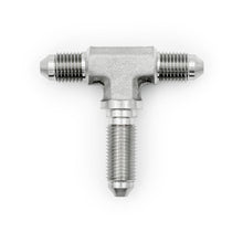 Load image into Gallery viewer, AN3 Male T-Piece Adapter with Bulkhead Fitting on the Leg HEL Stainless Steel