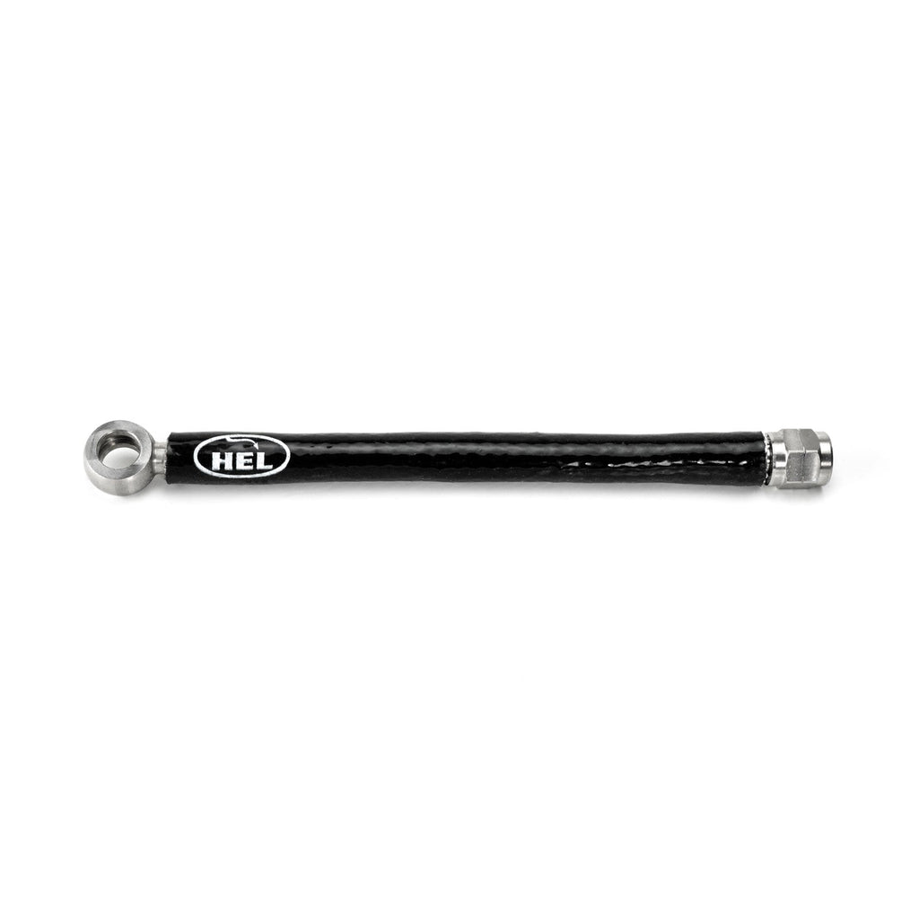 HEL Performance Turbo Oil Feed Line for Subaru VF40 Turbo (2005-2009 Subaru Legacy GT, Outback XT with EJ25G/E Engine), Stainless Steel Braided