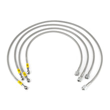 Load image into Gallery viewer, HEL Performance Fuel Injector Lines for Porsche 924 K-JET Late (M12 Threaded Injectors), Stainless Steel Braided