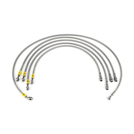 HEL Performance Fuel Injector Lines for Volkswagen Corrado 2.0 9A 16V (M10 Injectors), Stainless Steel Braided