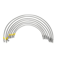 Load image into Gallery viewer, HEL Performance Fuel Injector Lines for Volkswagen Golf MK2 16V RHD (M12 Injectors), Stainless Steel Braided