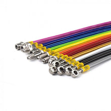 Load image into Gallery viewer, HEL Performance Brake Line images are for illustration purposes only. This image portrays a sample of the various colors available.