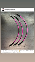 Load image into Gallery viewer, HEL Braided Brake Lines for Nissan D21 Hardbody Truck 2WD (1992)