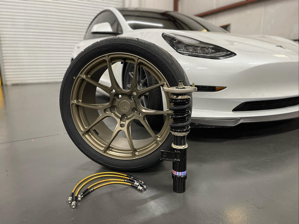 HEL Braided Brake Lines for Tesla Model 3 RWD/AWD/Performance (2017-) - Attacking the Clock Racing